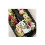 ふるさと納税 雑貨・日用品 花 東京都 府中市 國府鶴純米大吟醸（日本酒）&アーティフィシャルフラワーボックス ピンクボックス