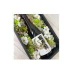 ふるさと納税 雑貨・日用品 花 東京都 府中市 國府鶴純米大吟醸（日本酒））&アーティフィシャルフラワーボックス ホワイトボックス