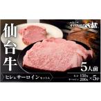 牛肉 セット 仙台牛ヒレ&amp;サーロインセットA 5人前