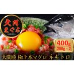 マグロ 津軽海峡 大間産 極上本マグロ ネギトロ 400g
