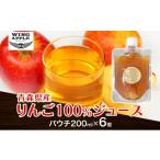 野菜類 ジュース りんごジュース パウチ 6個セット