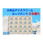 菓子 アイス 冷凍 大内山アイスクリーム カップバニラ20個入