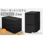 クローゼットシステム ワイド引出し M 2個組