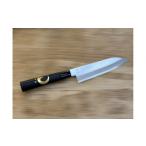 ふるさと納税 包丁 大阪府 堺市 極上　安来青鋼1号　三徳万能包丁　三日月ねこ 和風レトロモダン 　木製ハンドル