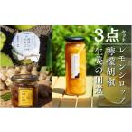 調味料 油 百章3点セット 檸檬胡椒 レモンシロップ