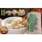 ふるさと納税 玄米 山形県 戸沢村 令和7年度 山形県産 つや姫 玄米 30kg お米 米 米米 ご飯 ごはん つやひめ ブランド米 銘柄米 2025年産 令和7年度産 30キロ …