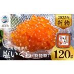 ふるさと納税 いくら 北海道 標津町  令和7年新物 塩いくら120g 1693868