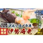ふるさと納税 エビ 伊勢エビ 千葉県 勝浦市 数量限定 訳あり 活〆冷凍 伊勢海老 2kg(4〜8尾) 寺田水産《30日以内に出荷予定(土日祝除く)》千葉県 勝浦市 伊勢…