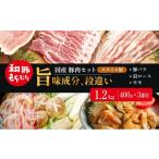 豚肉 バラ 和豚もちぶた スライス用 400g×3部位