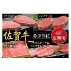 牛肉 ステーキ 発送月固定定期便4回 佐賀牛