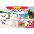 飲料類 牛乳 ブラウンスイス牛乳500ml