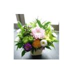 花 定期便3ヶ月 お供えカラーのフラワーアレンジメント