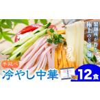 麺類 冷やし中華 12食セット 麺80g×12束