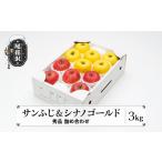 りんご サンふじ&シナノゴールド 秀品 3kg