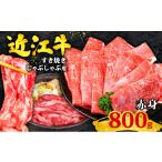 ふるさと納税 牛肉 すき焼き 滋賀県 竜王町 近江牛 すき焼き 800g 赤身 黒毛和牛 冷凍 ( 数量限定 近江牛 ブランド和牛 牛肉 ウデ モモ スライス 近江牛 やき…