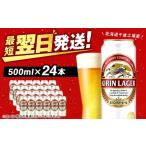 ふるさと納税 ビール 北海道 千歳市  2月発送 キリンラガービール 北海道千歳工場産 500ml（24本） 2月発送