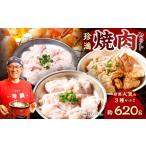 豚肉 ホルモン 珍満焼肉セット タレ漬け豚シロマル