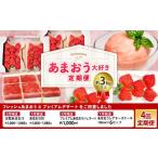 ショッピングふるさと納税 いちご ふるさと納税 いちご 福岡県 遠賀町  予約受付・4回定期便 あまおう大好き定期便 ジェラート いちご レアチーズケーキ いちご イチゴ 苺 果物 くだもの フルー…
