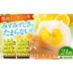 ふるさと納税 饅頭・羊羹・大福 広島県 福山市 お菓子 はっさく大福12個入×2 お菓子 大福 八朔 柑橘 みかん オレンジ 餅 ギフト お取り寄せ スイーツ フルー…