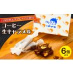 菓子 自家焙煎エスプレッソ豆使用 コーヒー生キャラメル 6個