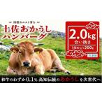 肉 ハンバーグ 幻の和牛 土佐あかうし 2kg