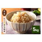 ふるさと納税 玄米 茨城県 笠間市 新米 令和7年産 にじのきらめき 玄米 5kg お米 お弁当 おにぎり 国産 茨城県 笠間市 いばらき 5kg
