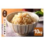 ふるさと納税 玄米 茨城県 笠間市 新米 令和7年産 にじのきらめき 玄米 10kg お米 お弁当 おにぎり 国産 茨城県 笠間市 いばらき 10kg
