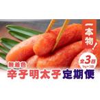 魚貝類 明太子 全3回定期便 無着色辛子明太子