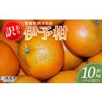 ふるさと納税 果物類 みかん 愛媛県 西予市  訳あり 伊予柑 (サイズ混合) 約10kg 蜜柑 ミカン みかん 果物 フルーツ 柑橘 いよかん 宮内伊予柑 西宇和 果汁 ジ…