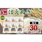 米 はえぬき 定期便3回 山形産 10kg