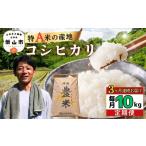 ふるさと納税 米 コシヒカリ 長野県 飯山市  2026年4月より3回 瑞穂 豊米（ゆたかまい）コシヒカリ 定期便 10kg×3回　（7-64A-04）