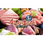 ふるさと納税 マグロ 高知県 香南市  3回定期便 〈月替わり〉かつお・まぐろ お楽しみセット - 定期便 国産 海鮮丼 漬け丼 煮物 鮪 マグロ 鰹 カツオ タタキ …