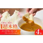 加工品等 冷凍カレーナンセット インドチキンカレー