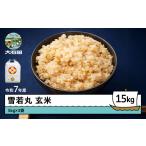 ふるさと納税 米 つや姫 山形県 大石田町 米 令和7年産 雪若丸 玄米 15kg 5kg×3袋 4月上旬発送 山形県産 東北 ap-yugxa15-4f 4月上旬発送