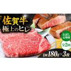 牛肉 ヒレ お試し定期便 佐賀牛ヒレステーキ