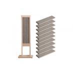 家具 木製 爪とぎスタンド+交換用ダンボール10枚