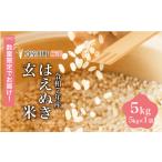 ふるさと納税 玄米 山形県 真室川町  数量限定 令和7年産 はえぬき 玄米 5kg （5kg×1袋） 配送時期指定可 　真室川町