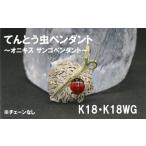 アクセサリー ペンダント てんとう虫 オニキス