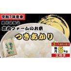 ふるさと納税 米 長野県 飯山市  2026年4月中旬より３回 定期便 5kg×3回 《 品種:つきあかり 》奥信濃飯山〜木内ファームのお米〜 (7-96-04)