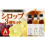 果汁飲料 日本料理人が作る シロップ 3種類