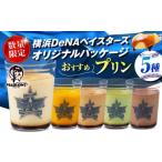 ふるさと納税 菓子 プリン 神奈川県 横須賀市  先行予約 2026年5月15日より順次お届け 数量限定500セット 横浜DeNAベイスターズパッケージ おすすめプリン 5個…