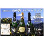 日本酒 山の酒スパークリングセット 360ml×3本