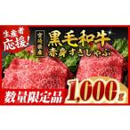 ふるさと納税 牛肉 すき焼き 宮崎県 川南町  令和8年8月発送 生産者応援 宮崎県産黒毛和牛赤身すきしゃぶ1000g 数量限定 牛肉 牛 肉 すき焼き すきやき しゃぶ…