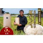 ふるさと納税 玄米 香川県 東かがわ市  No.4631-2770 はなまる農園の 5kg玄米 虹のきらめき「再生二期作米」