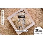 ふるさと納税 玄米 山形県 大蔵村  数量限定 令和7年産 大蔵村 雪若丸 玄米 30kg （30kg×1袋） 配送時期が選べて便利 　