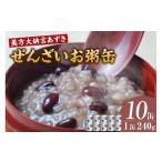 缶詰 瓶詰 美方大納言あずき ぜんざいお粥缶 240g×10缶