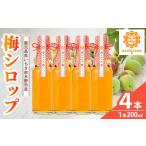 缶詰 瓶詰 梅シロップ 200ml