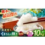 米 3回定期便 くまさんの輝き 白米 10kg