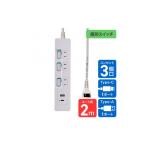 電化製品 ランプレスSW付USBタップ