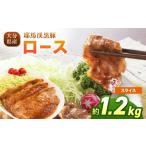 豚肉 ロース 下郷農協の耶馬渓黒豚 スライス 1.2kg